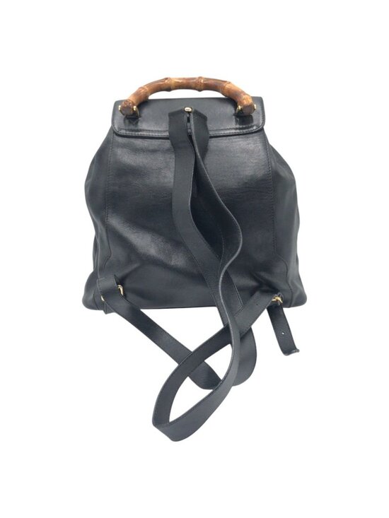 Gucci Bamboo Black Leather 003 Backpack main image 8